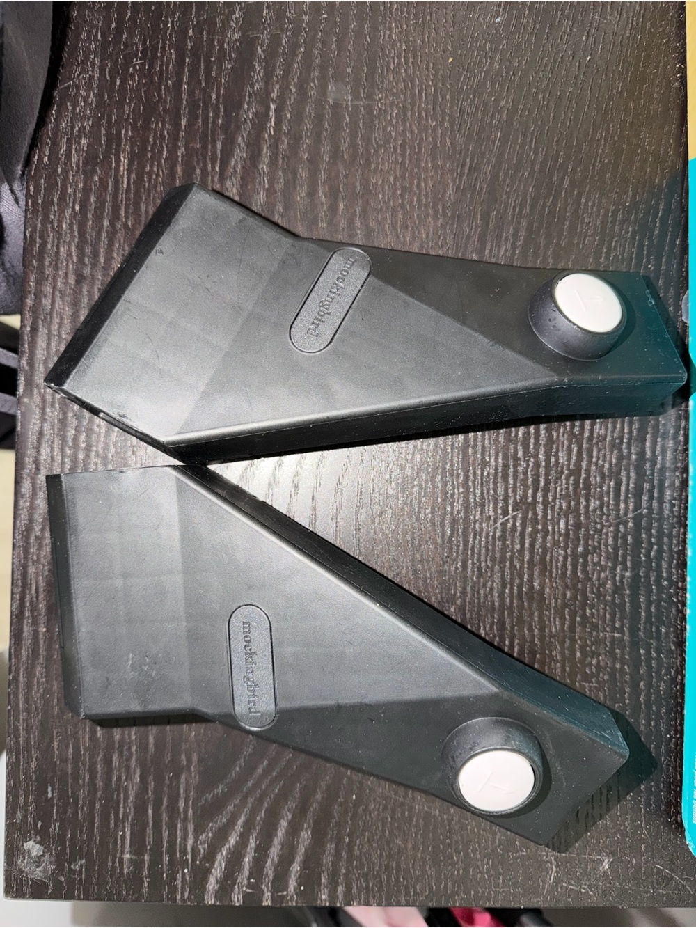 Modular Black Kids Car Seat Adapter Pair by
